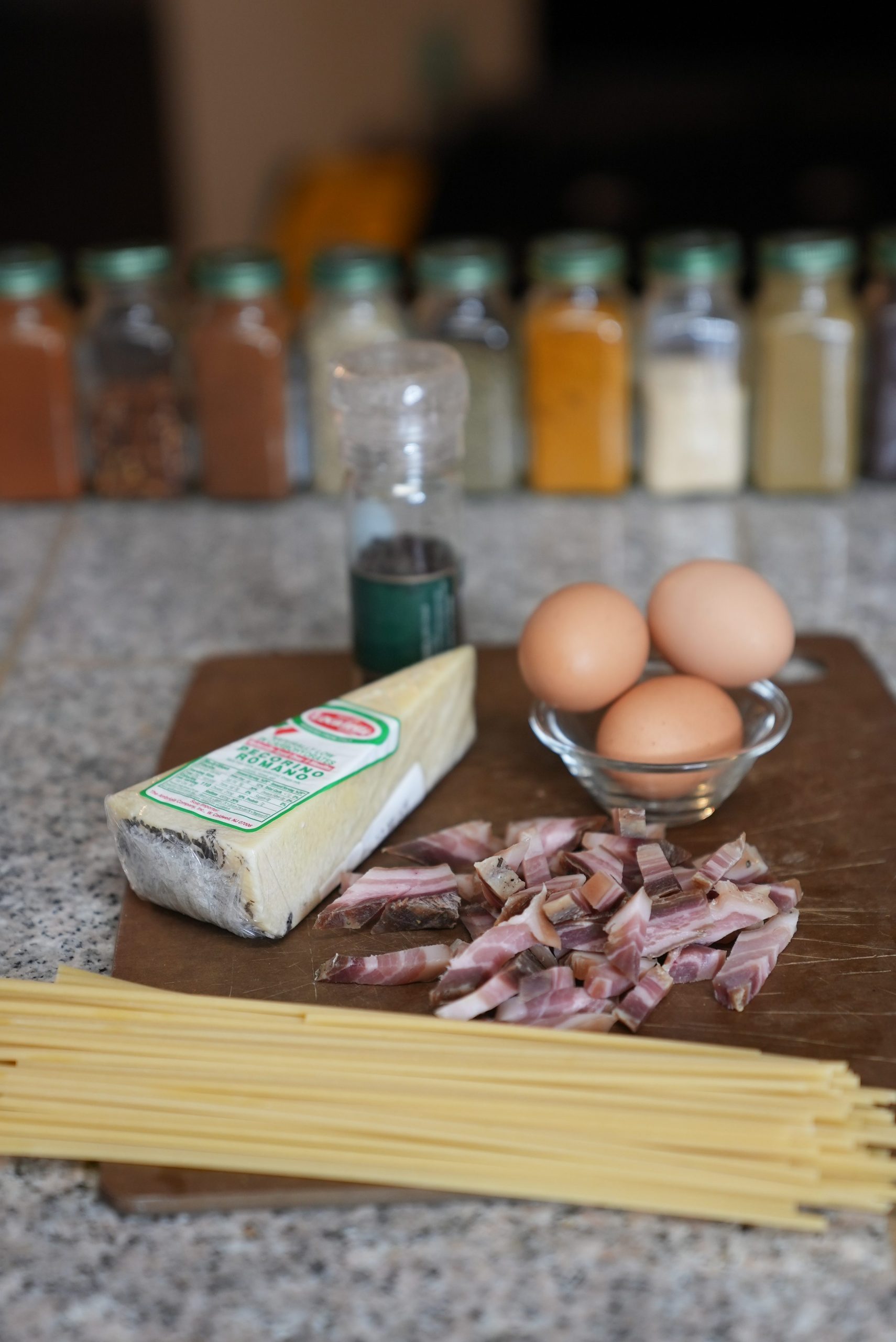 carbonara ingredients